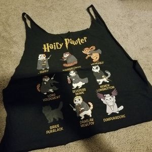 Harry Potter Cat Crop Top